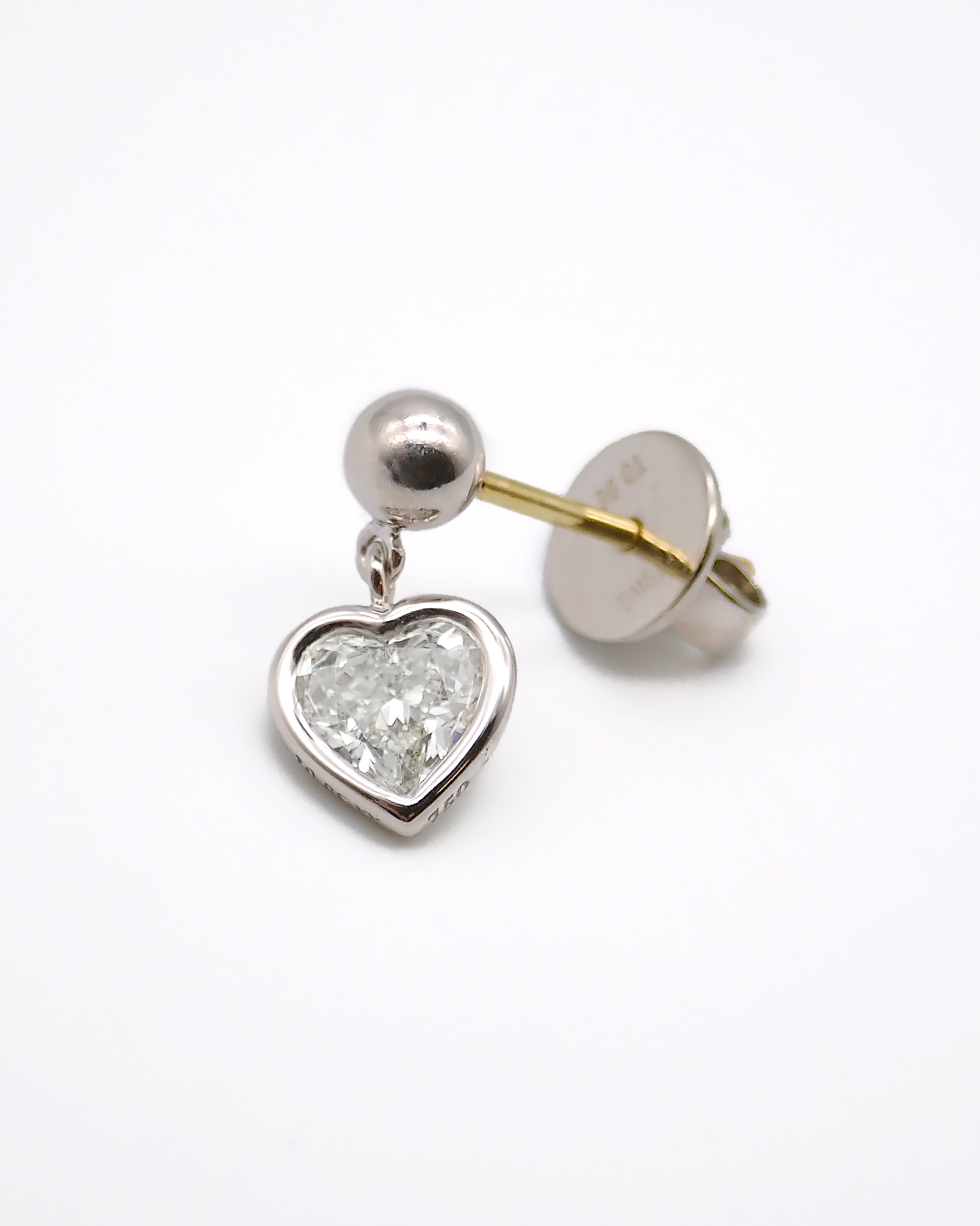 TOBExx | ピアス ダイヤモンド / Fancy cut Diamond Heart K18WG