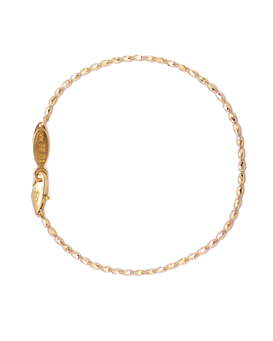 Facet Chain Bracelet / K18