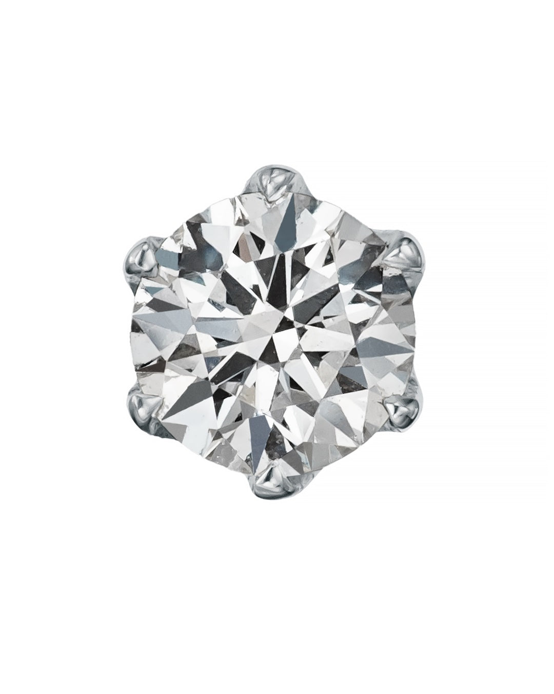 0.3ct Diamond Stud Pierce (D,VVS,H&C) / K18WG