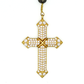 Rosary Necklace Black Diamond Chain / K18YG