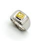 1ct Fancy Intense Yellow Diamond Ring / K18WG