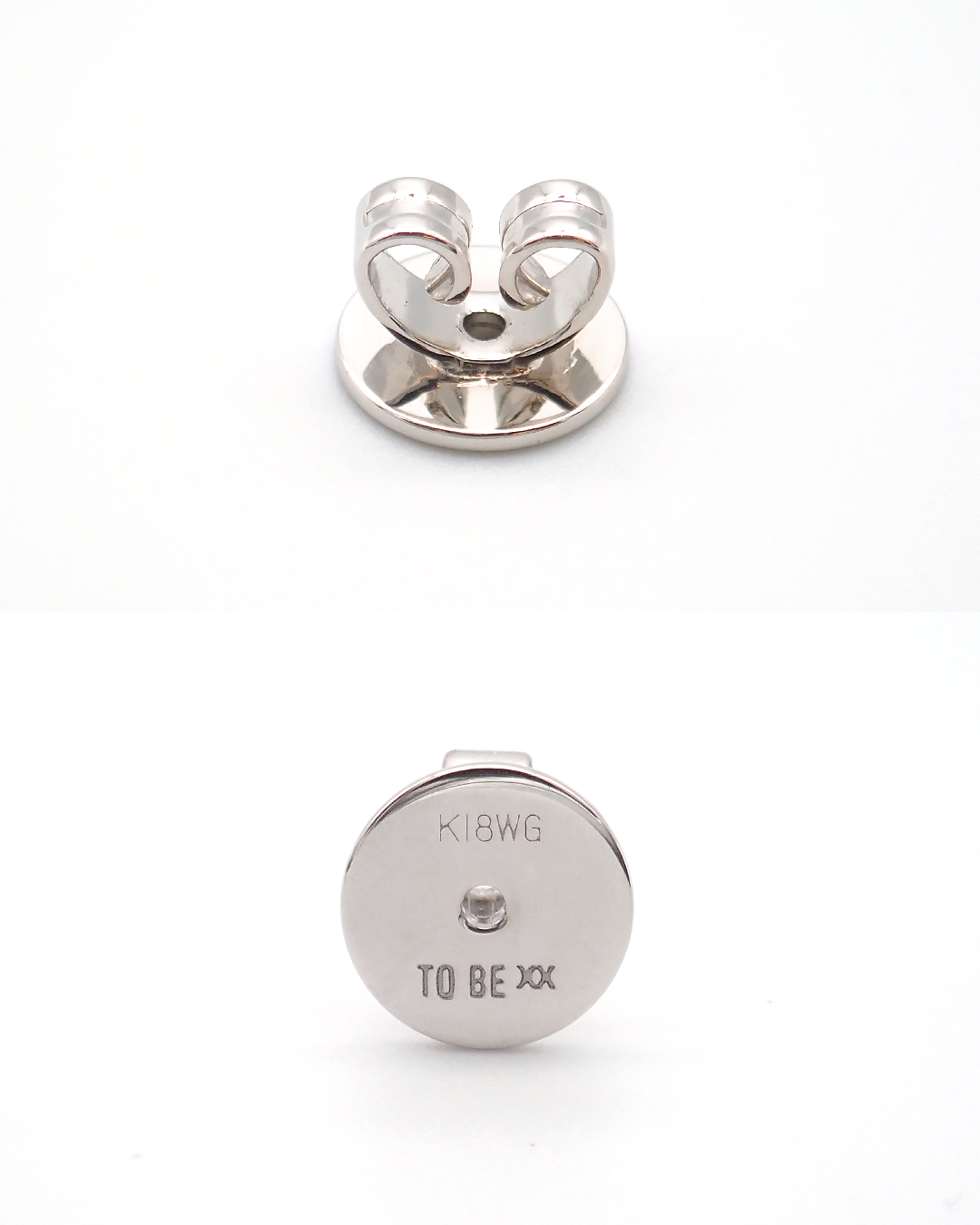 K18 WG ダイヤピアス 合計0.5ct TOBExx | K18WG_0.5ct 天然ダイヤモンド_大型スタッドピアス_